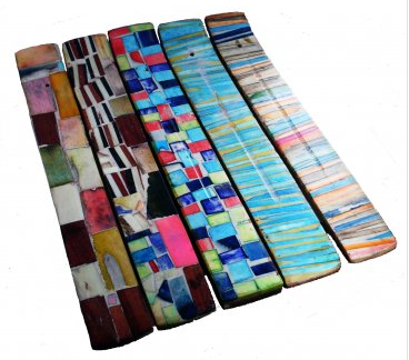 Gypsy Rose - Wholesale Incense Holder - BONE INLAY WOOD INCENSE BURNER1