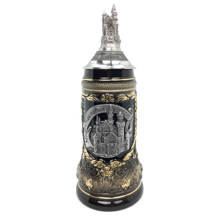 Neuschwanstein .75L German Beer Stein made by Zoller & Born for wholesale by European Heritage Gifts