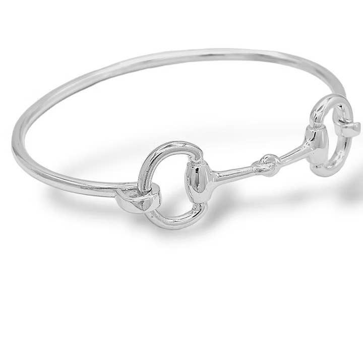 HoopLa - Wholesale Cuff Bracelet - Snaffle Cuff Bangle Bracelet- Brass2