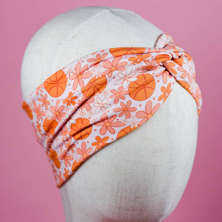 Bandeau Torsadé de Basketball pour la vente par Hen’s Bow Co