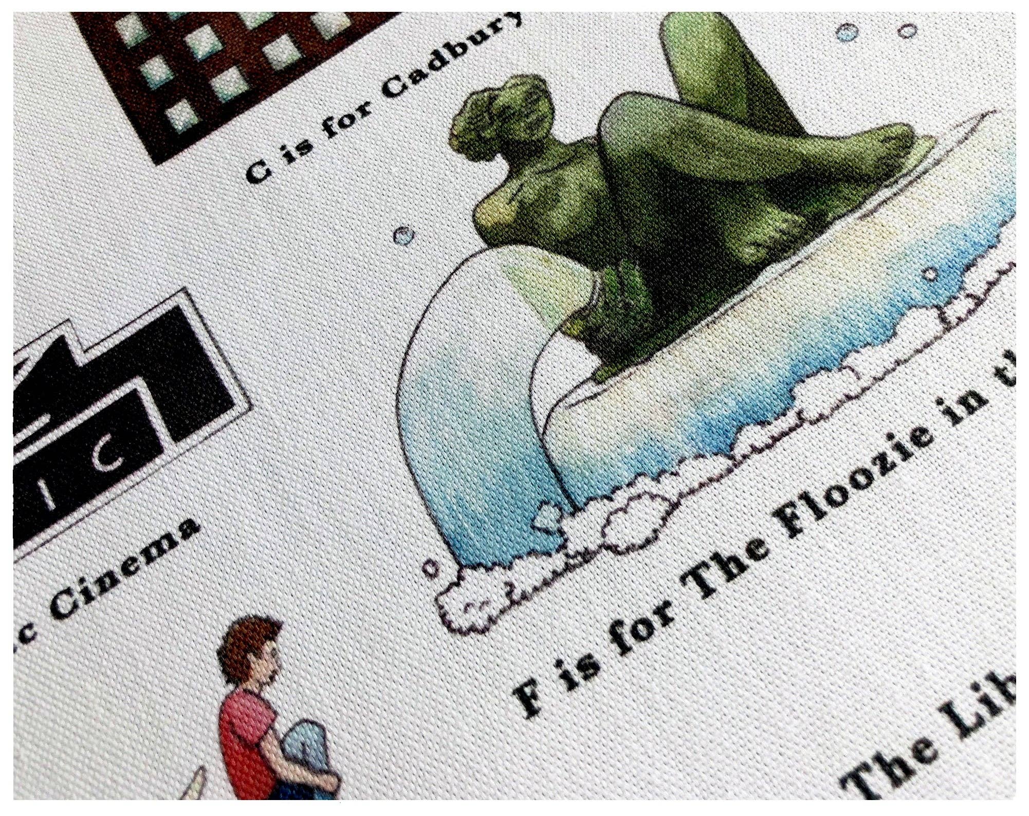 Yeti Cards & Gifts - Vente Torchons - Torchon Alphabet de Birmingham6