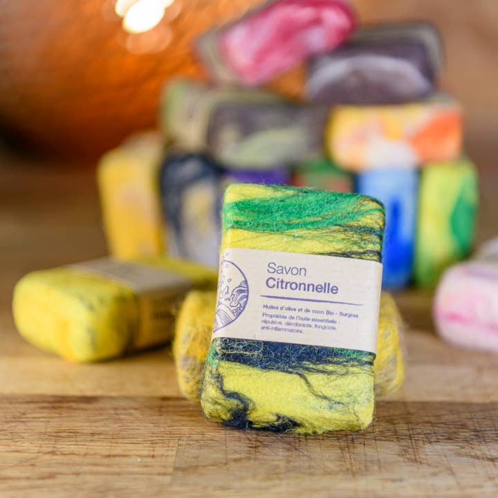 Savonnerie de la Buèges - Wholesale Bar Soap - Felted, foaming and exfoliating soap