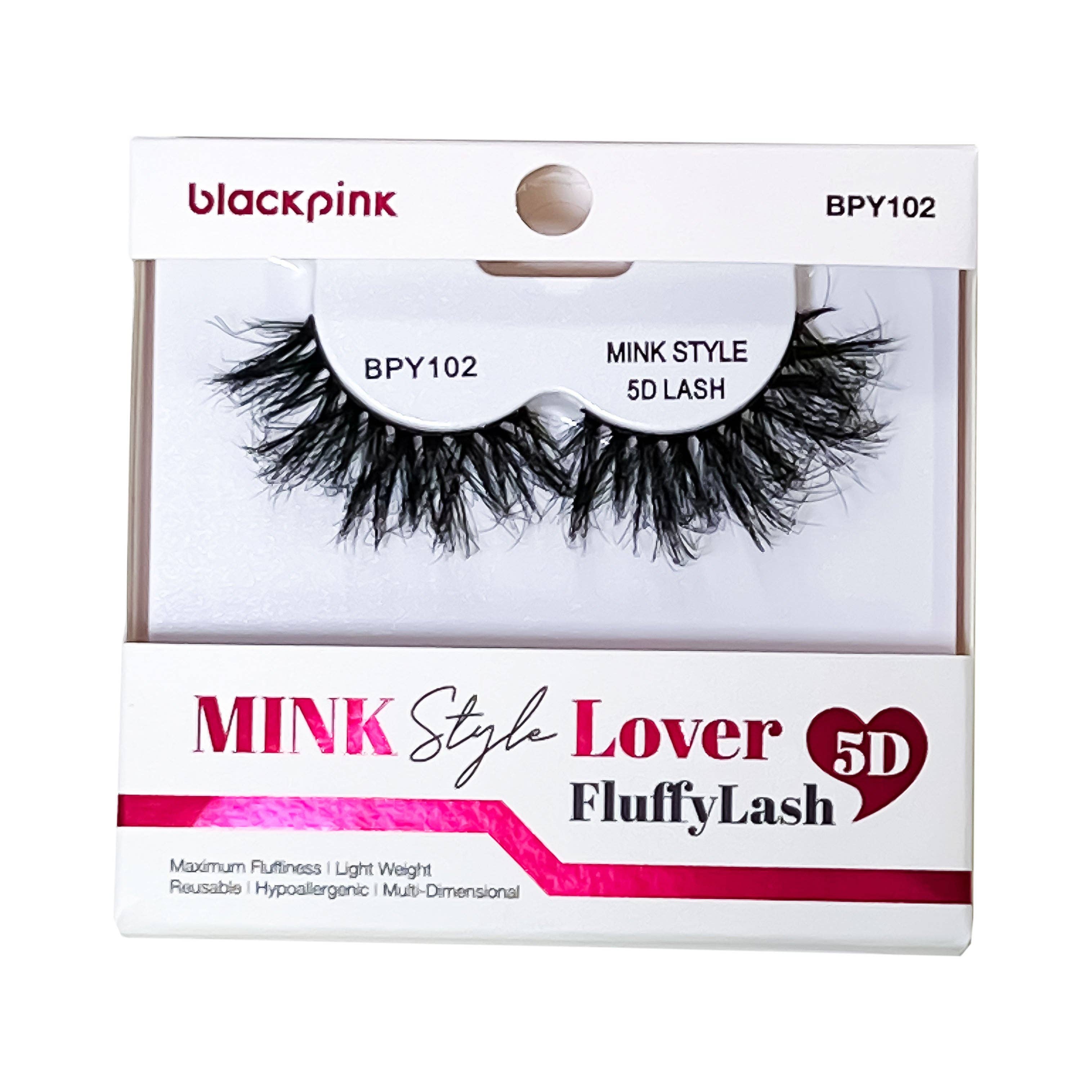 SM Beauty LLC - Wholesale False/Fake Eyelashes - Blackpink - 5D Mink Style Lover Fluffy Lash6