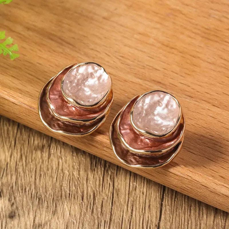 Huis Van Merken – wholesale Dangle earrings – Bohemian Layered Ombre Blue Earrings – Elegant Drop & Stud Jewelry for Women & Parties3