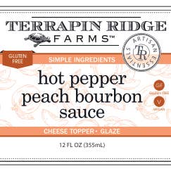 Terrapin Ridge Farms - Wholesale Sauce - Hot Pepper Peach Bourbon Sauce1
