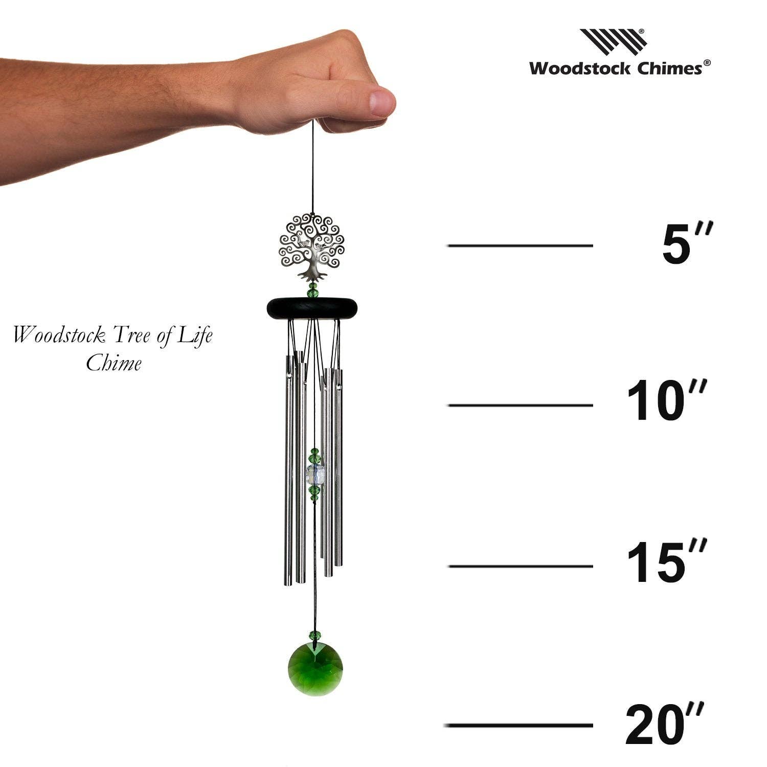 Woodstock Chimes - Wholesale Wind Chime - Crystal Tree of Life Chime™5