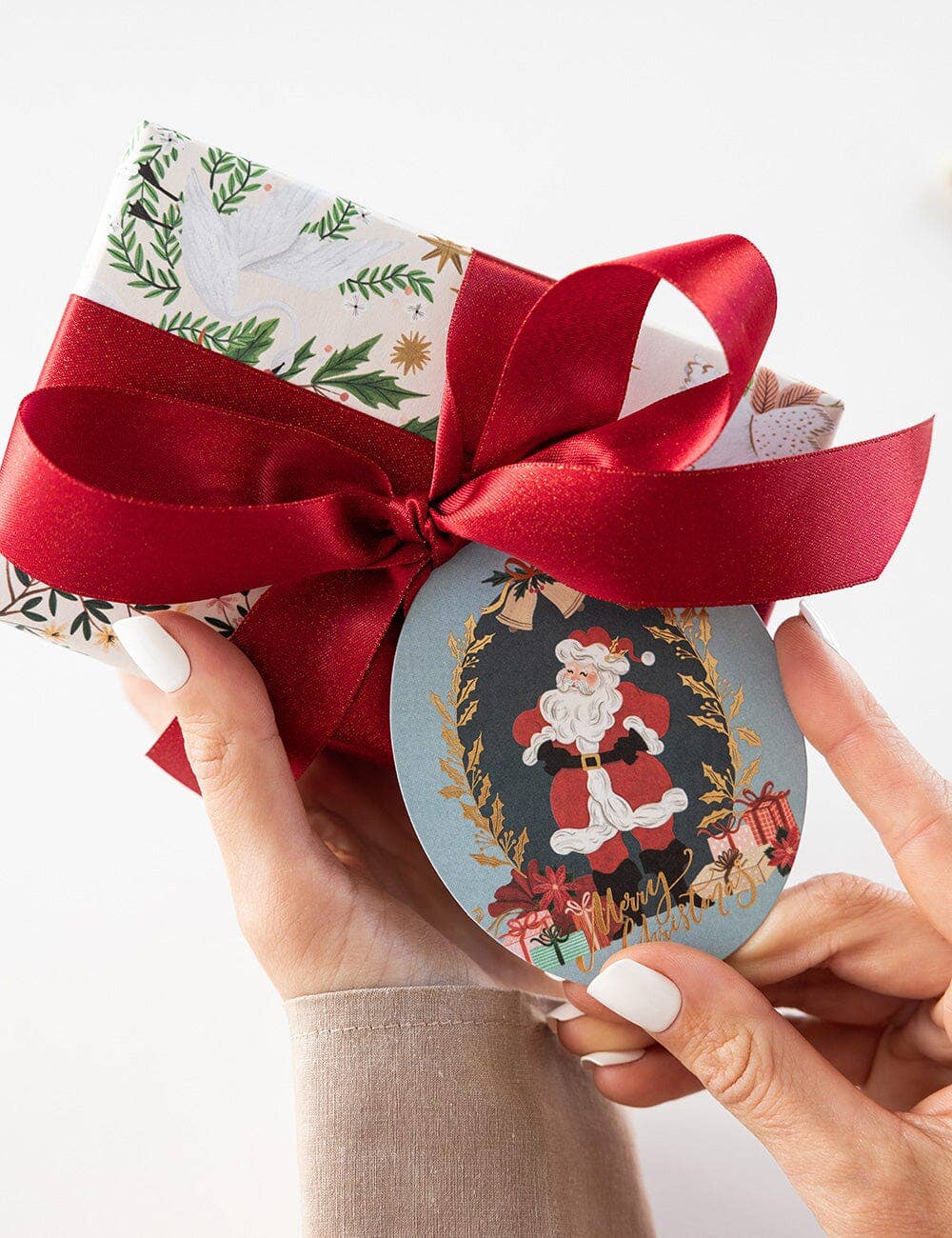 Bespoke Letterpress – Großhandel Band – Geschenke verpacken – Rotes Schimmer-Satinband 30 Meter4