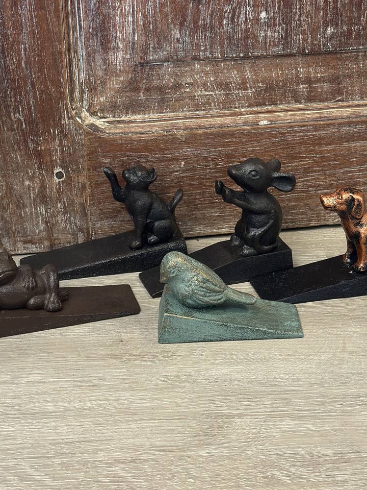 Cast Iron Animal Doorstop for wholesale by Vagabond Vintage