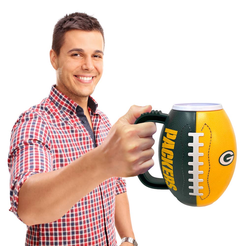 Party Animal, Inc. - Wholesale Insulated Mug/Tumbler - Green Bay Packers Football Mug1
