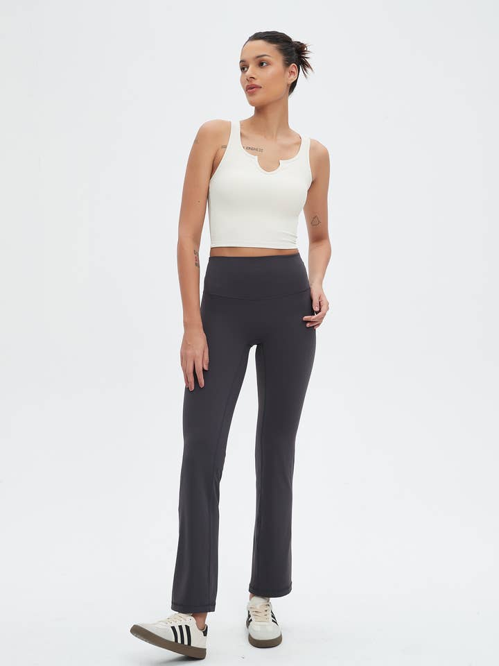 Hera Top & Bliss Straight Leg Yoga Pants Activewear Set for wholesale by 91thelabel