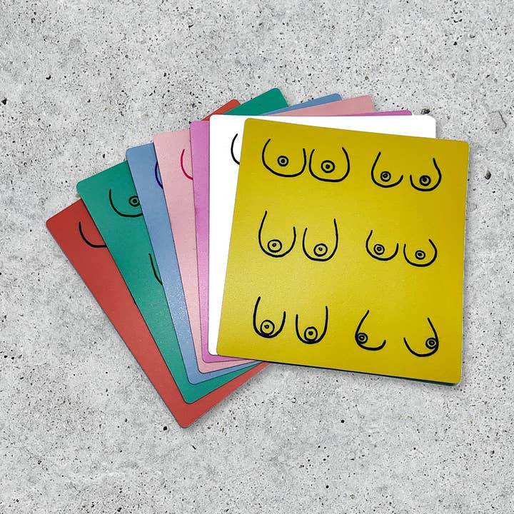 Adesivo in vinile Boobs Sisters Not Twins per la vendita all'ingrosso da parte di Citizen Ruth