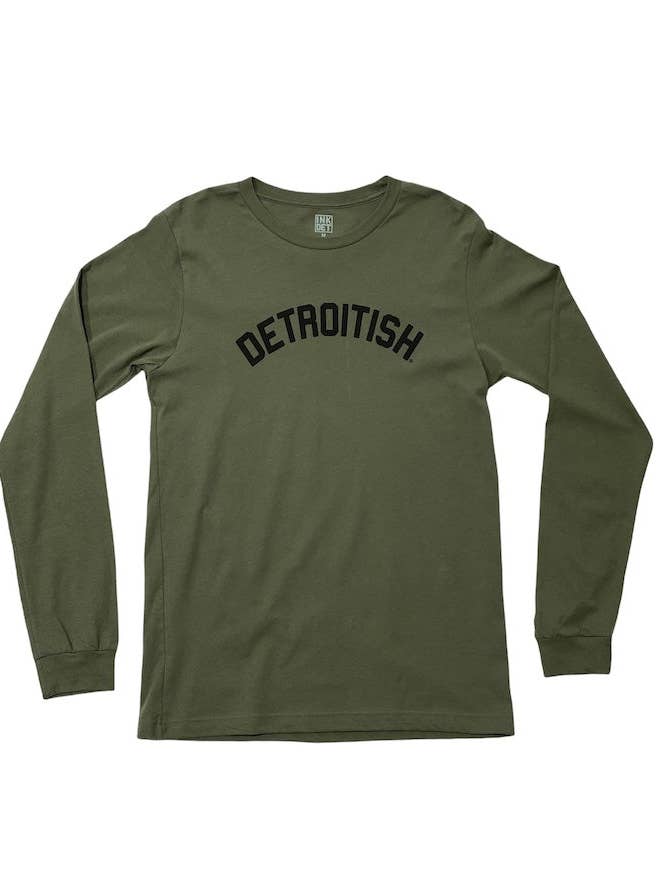 Inked Detroit - Wholesale Screen Printed T-Shirt - Unisex - Ink Detroit Detroitish Long Sleeve T-shirt - Available in 2 Colors