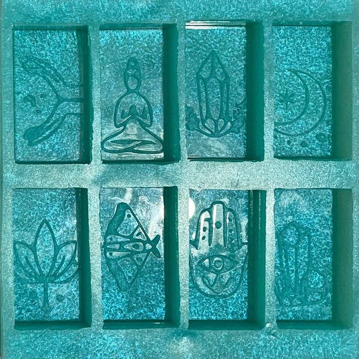 Stampo in silicone artigianale mistico Zen HB per cera, resina e alimenti per la vendita all'ingrosso da parte di Devine Silicone Moulds