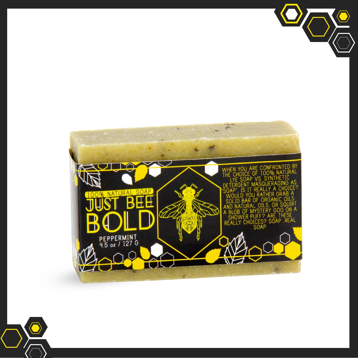 Just Bee - Wholesale Zeepblok - Just Bee Bold pepermuntzeep