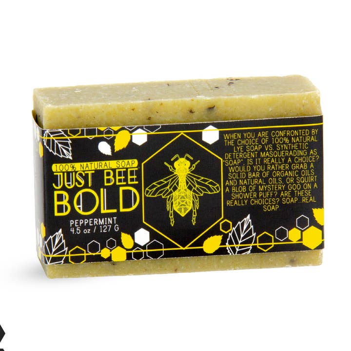 Just Bee - Wholesale Zeepblok - Just Bee Bold pepermuntzeep0