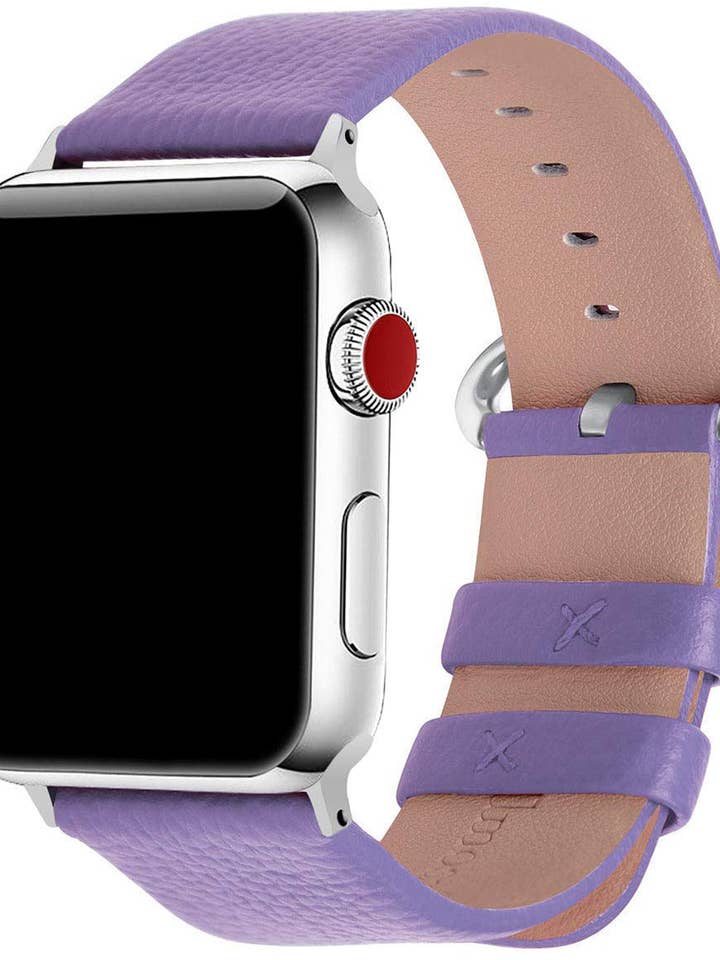 6 Faux Leather Buckle Apple Watch-band för wholesale av Time World USA