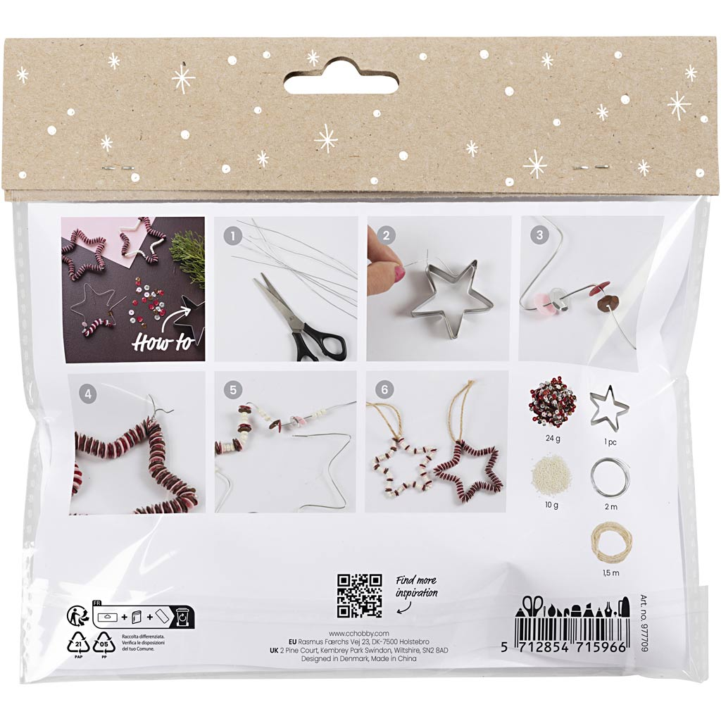 Hobbygroep - Wholesale DIY Craft Kit - CC Mini Hobby Set Decoration Stars1