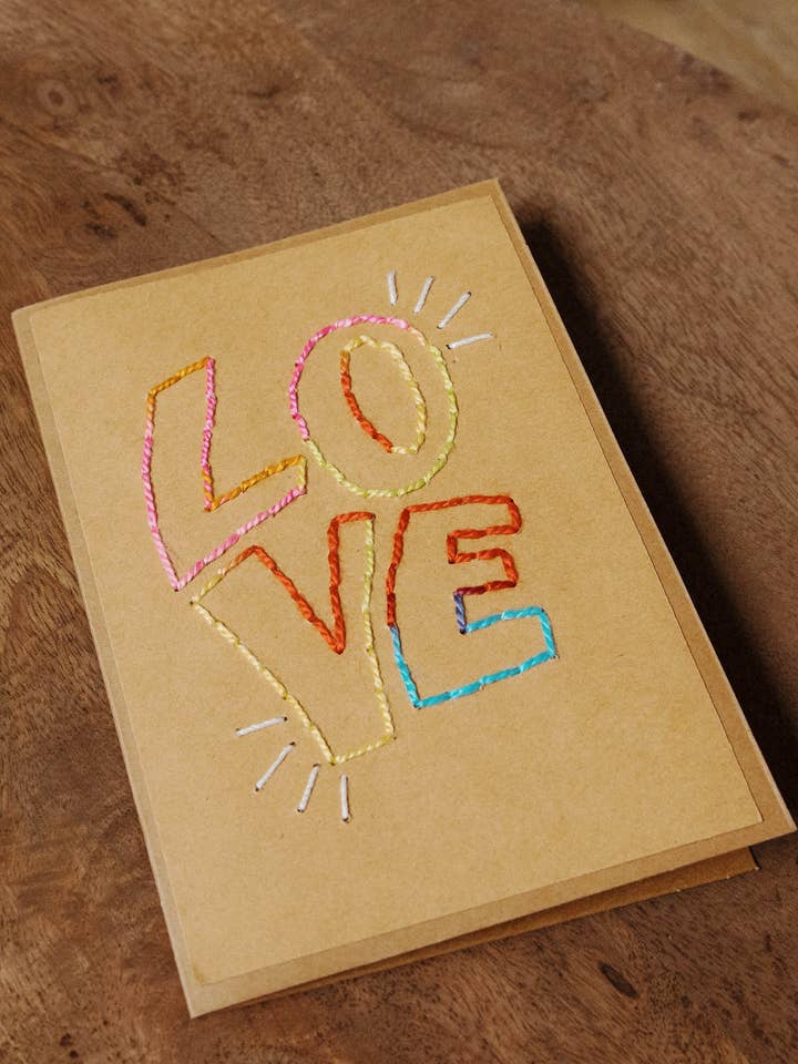 Biglietti di Auguri Amore Audace || Set di 4 per la vendita all'ingrosso da parte di Rosie's Boutique Haiti