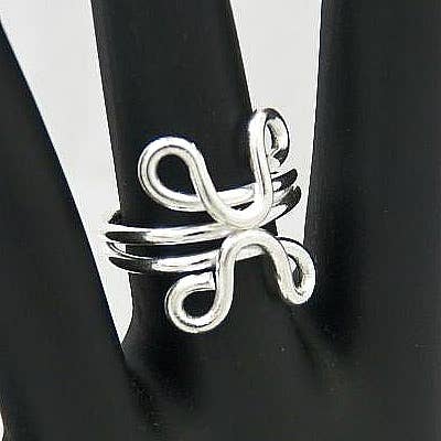 Costello International - Venta al por mayor Anillo de banda/apilable - Anillos de plata Art Deco7