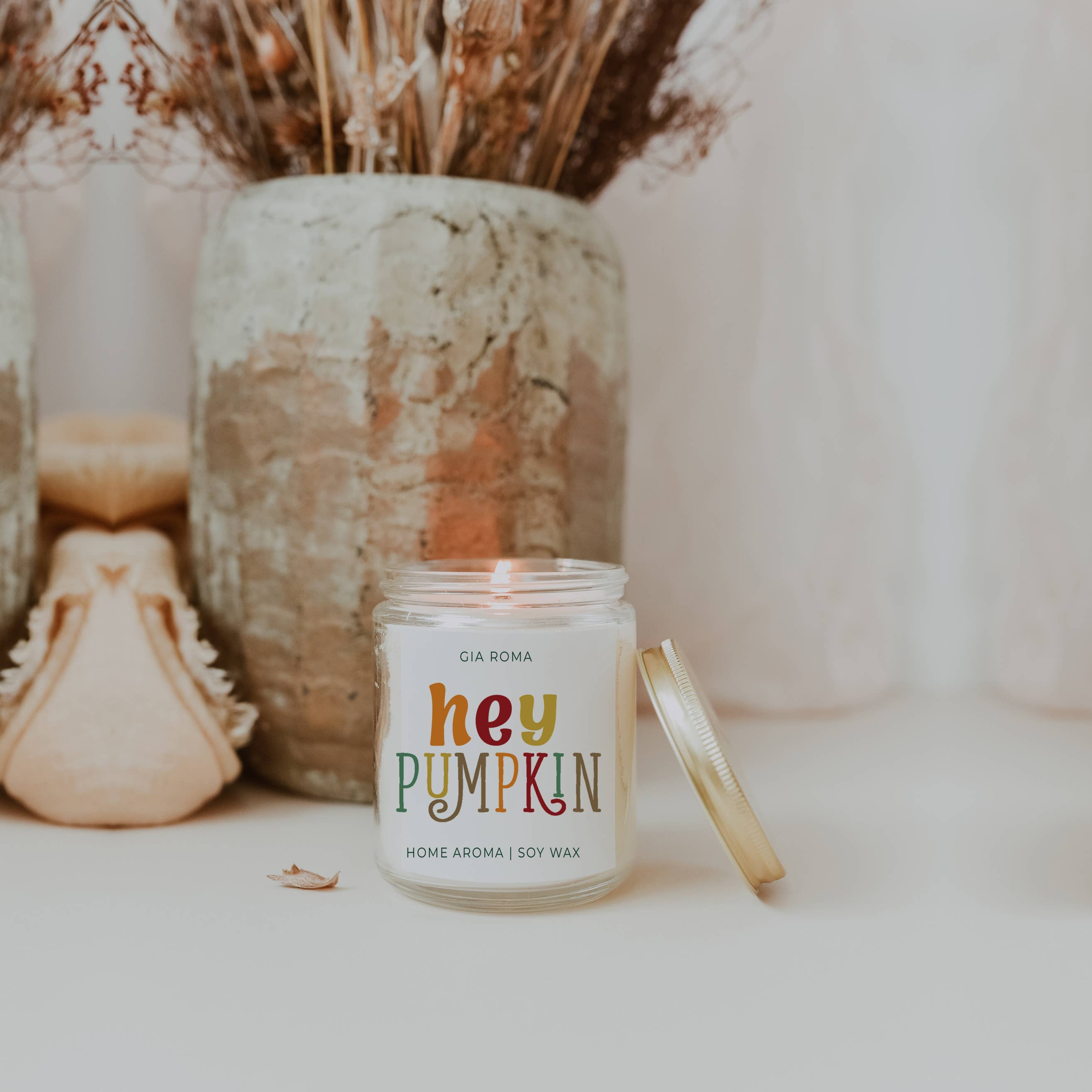 Gia Roma – wholesale Burkljus – Juldekor Ljusgåva Semester Doftande Soja Ljus Söt36