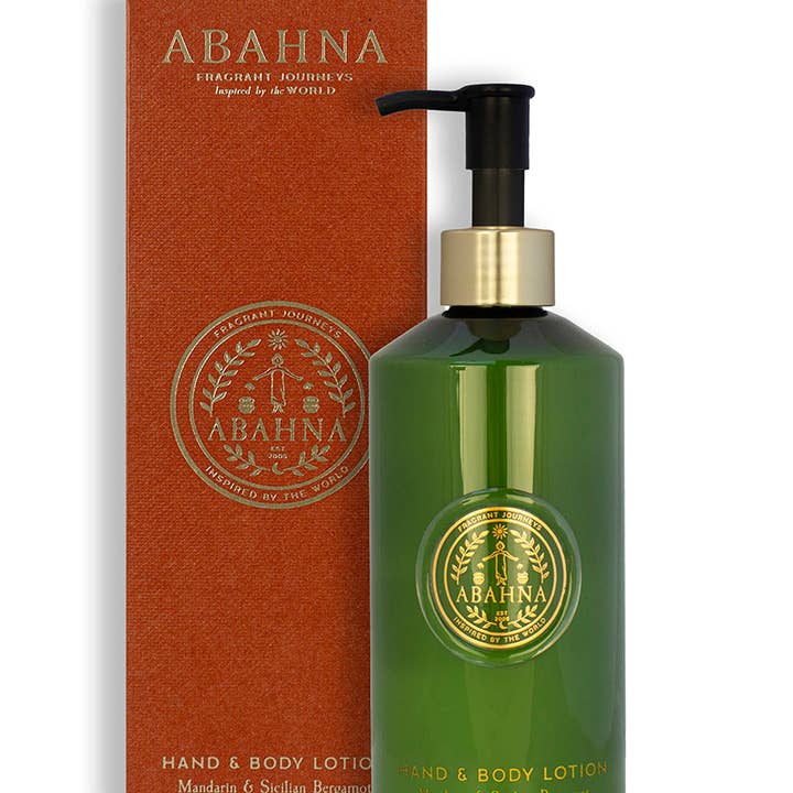 Hand- och kroppslotion - Mandarin & Siciliansk Bergamott för wholesale av Abahna