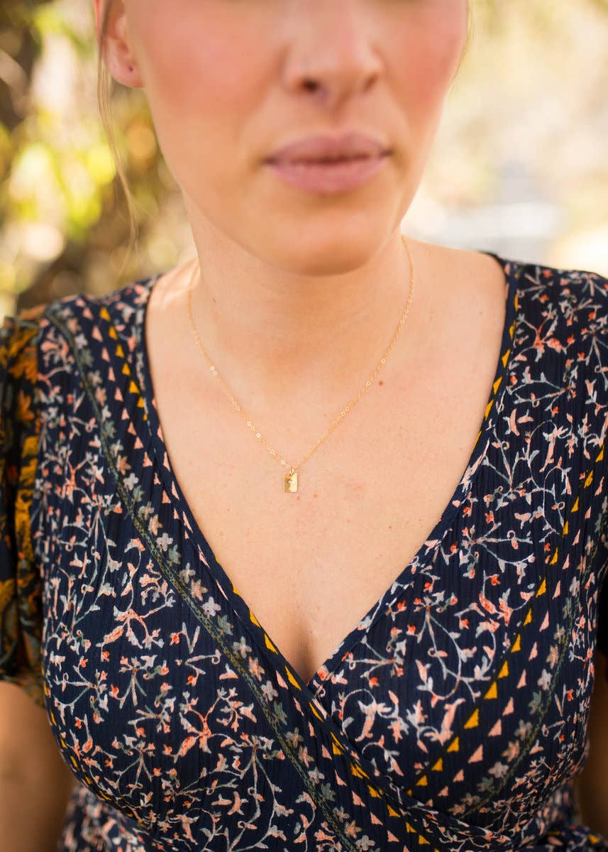 Hippo Kiss Creations - Wholesale Pendant/Charm Necklace - Initial Tag Necklace2