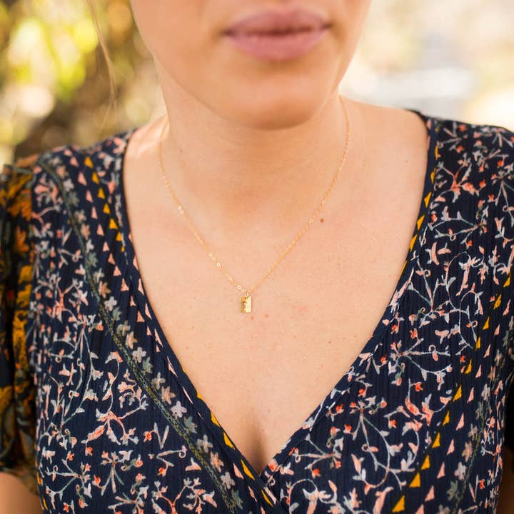 Hippo Kiss Creations - Wholesale Pendant/Charm Necklace - Initial Tag Necklace2