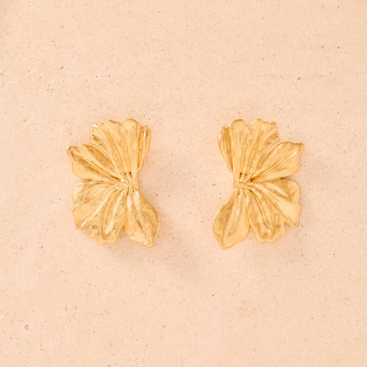 Donis örhängen | Smycken i guldfärg, present, vattentåliga för wholesale av Agapée Jewelry