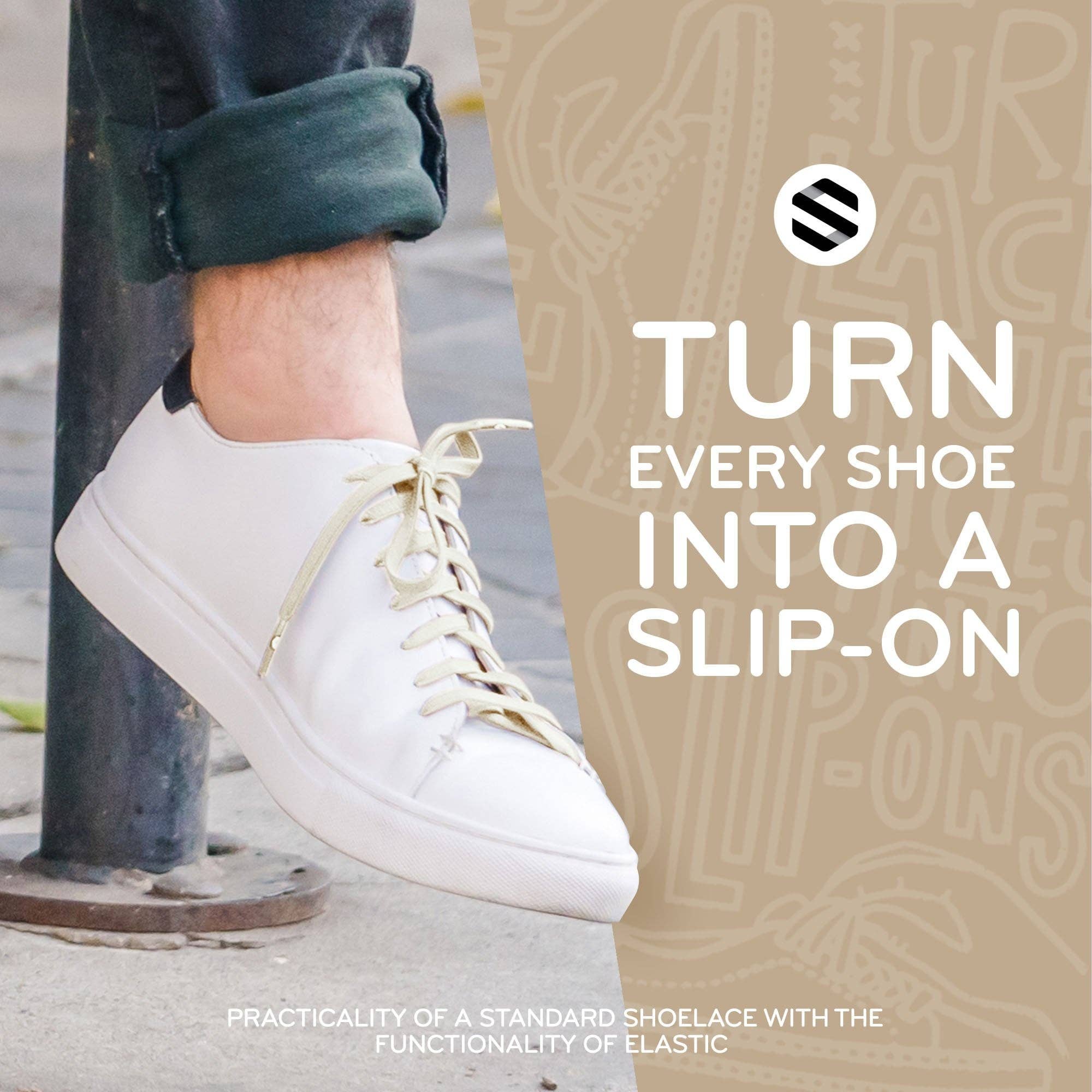 The Original Stretchlace - Vendita all'ingrosso Lacci per scarpe - Unisex - Lacci per scarpe elastici piatti34