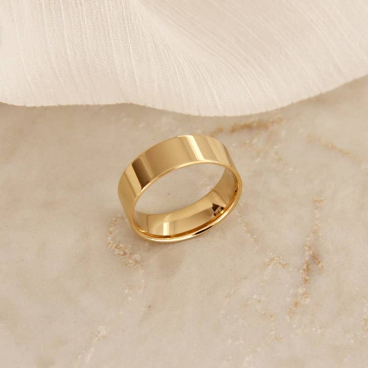 MAIVE - Vendita all'ingrosso Anello midi/a fascia - Anello in acciaio chirurgico di alta qualità Lana1