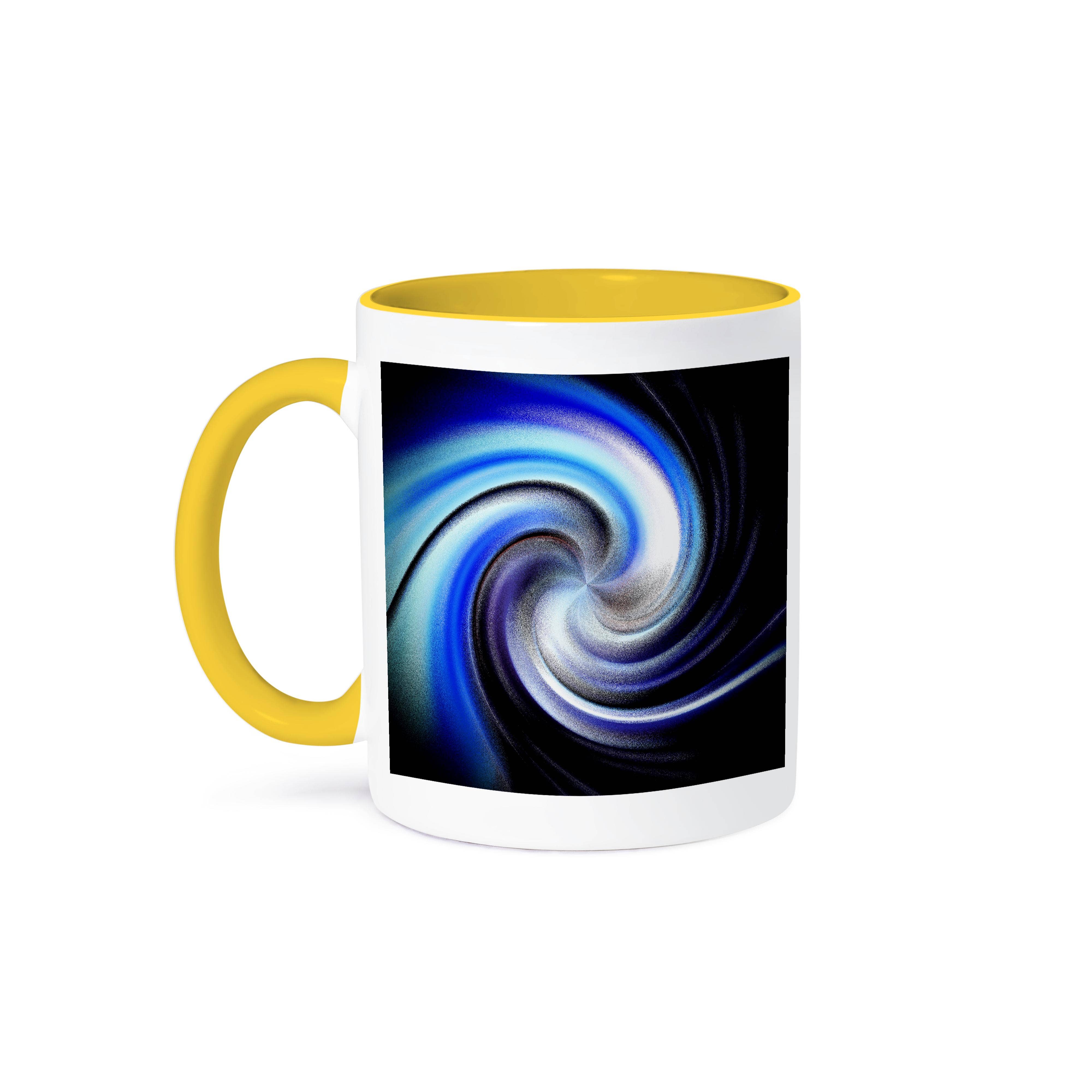 3dRose - Wholesale Coffee Mug - 3dRose, A bright blue tone swirl effect, Mug0