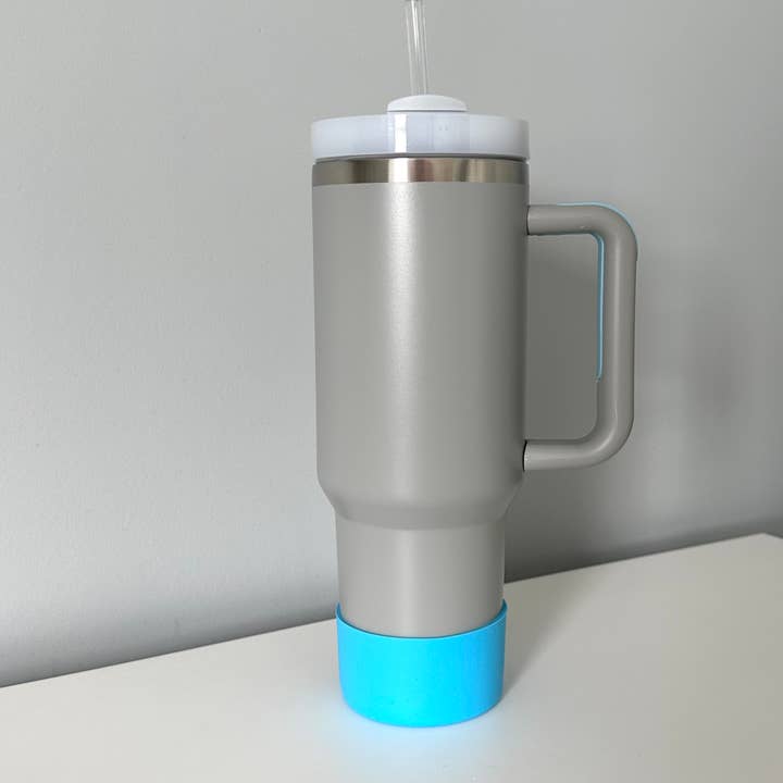 iconic mi - Wholesale Drink Topper - No Slip Silicone Tumbler Boot Accessory Light Blue1