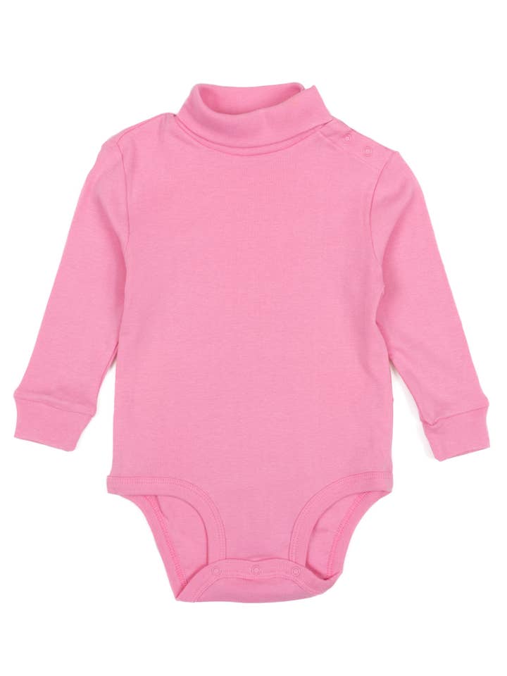 Leveret Pajamas - Wholesale Bodysuit (Non-Footed) - Baby - Kids Baby Turtleneck Bodysuit Cotton13