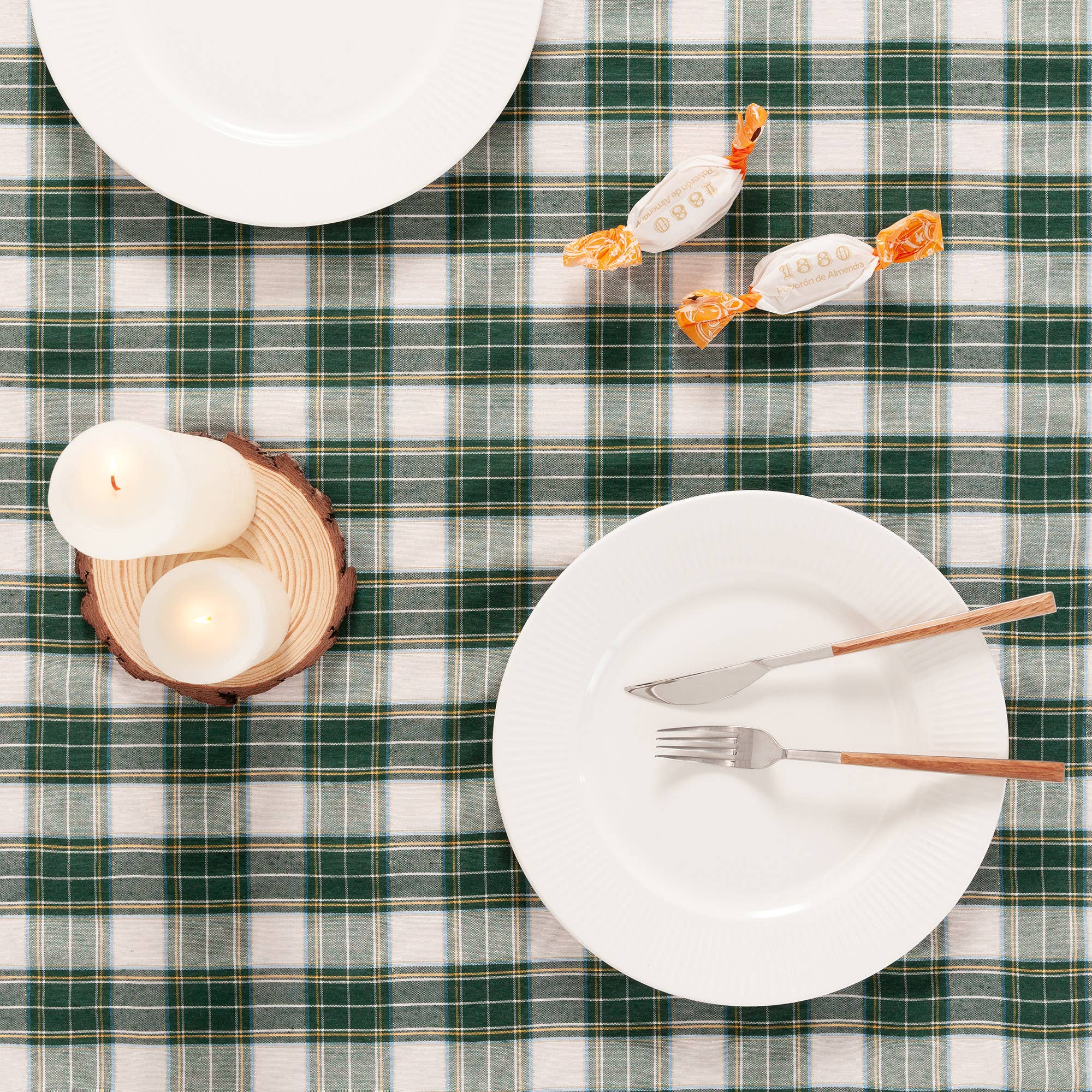 GAMUSI – wholesale Duk – Julduk bomull jacquard rutig CHECK20