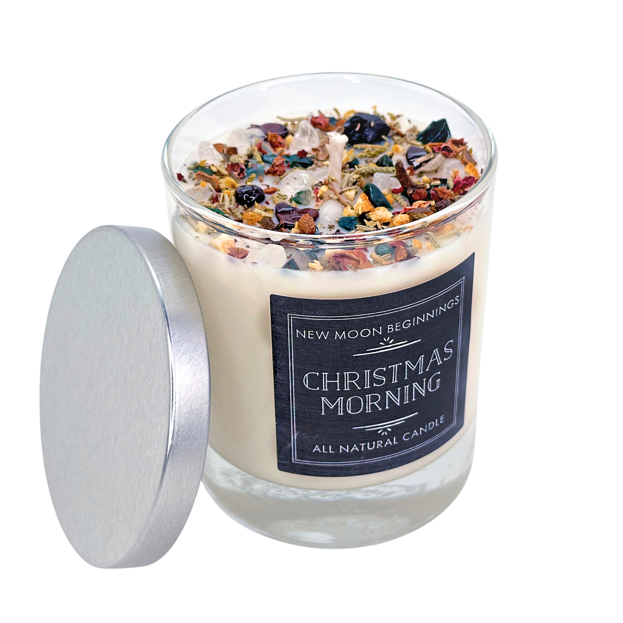 New Moon Beginnings - Wholesale Jar/Filled Candle - Christmas Morning Candles - Winter Holiday Scent3