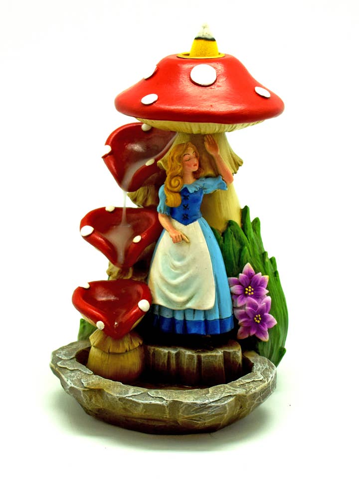Alice in Wonderland Back Flow Incense Burner for wholesale by Fantasy Gifts