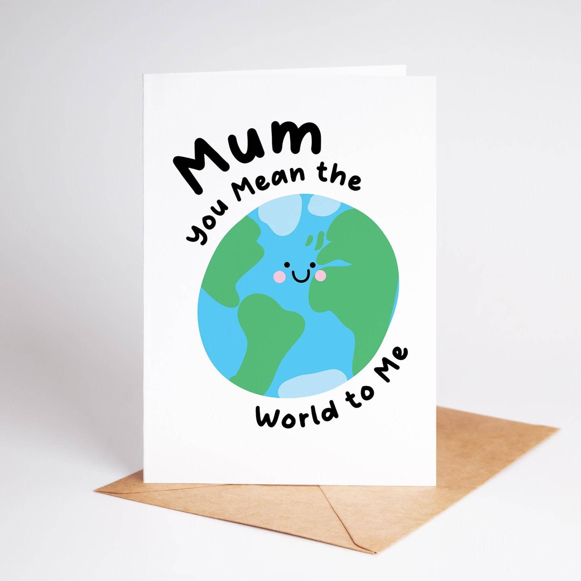 PulpKo - Vente Cartes d'anniversaire - Maman, tu représentes le monde pour moi / nous.0