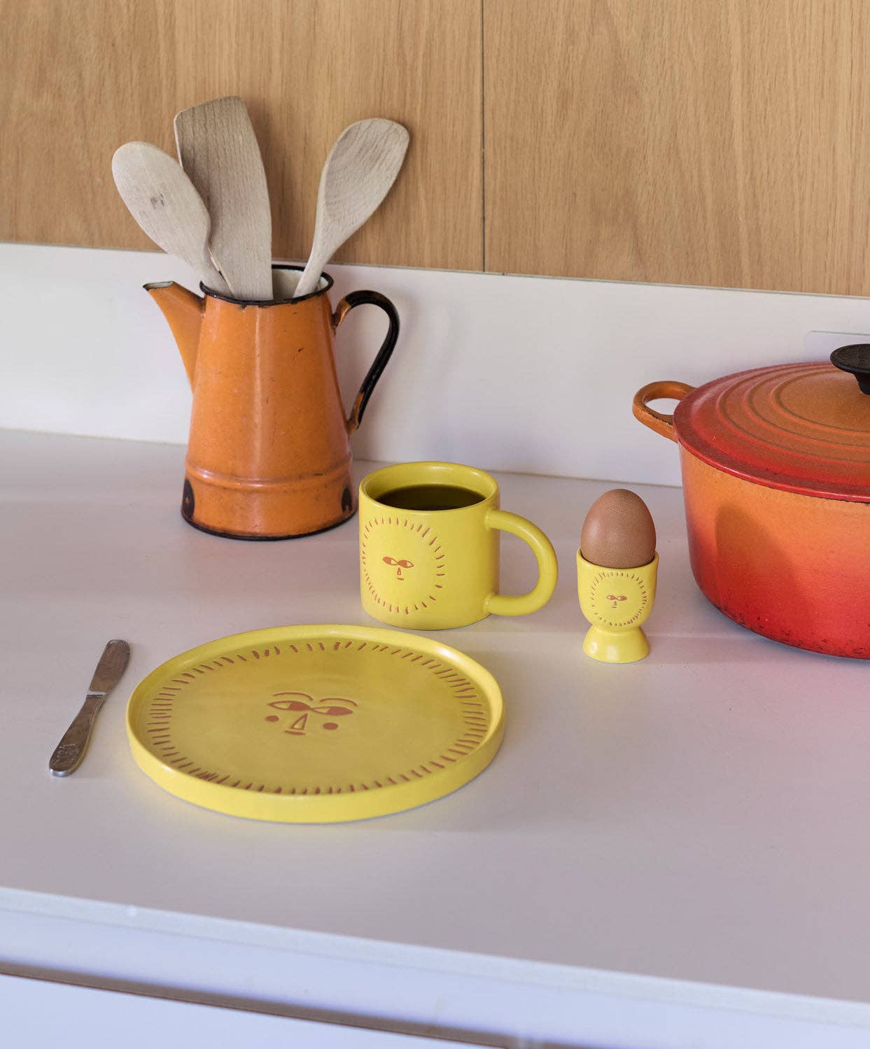 Donna Wilson - Venta al por mayor Plato grande - Plato Sunshine amarillo brillante2