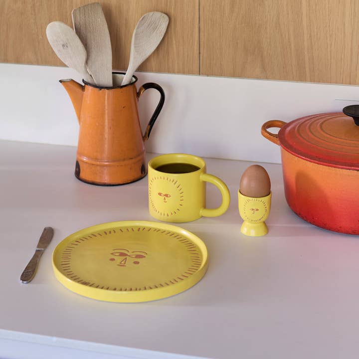 Donna Wilson - Venta al por mayor Plato grande - Plato Sunshine amarillo brillante2