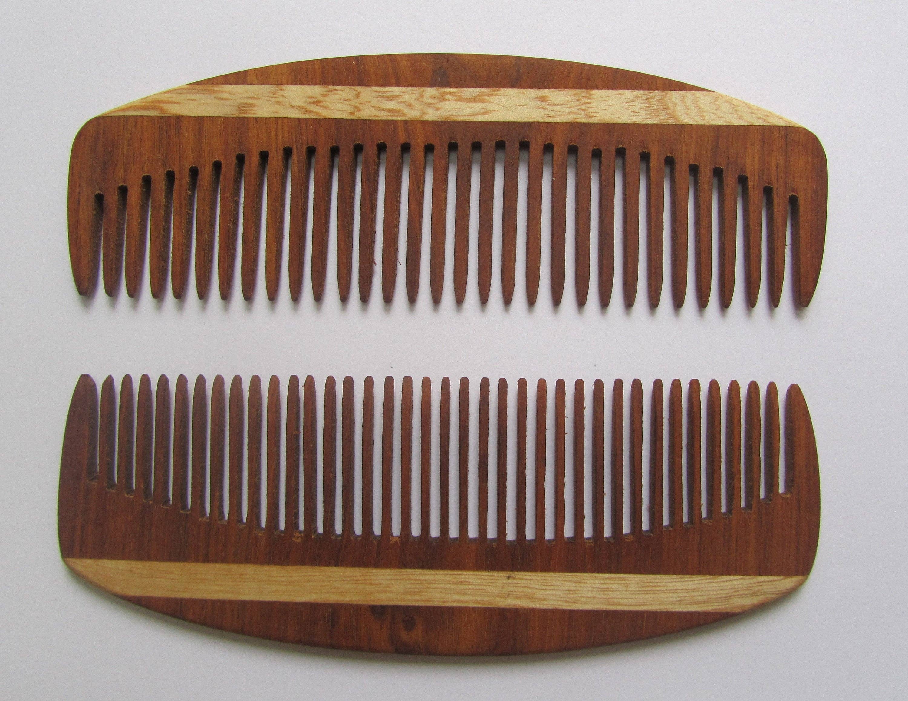 WOODEN TIES & GIFTS - Wholesale Beard Brush/Comb - Handmade, Wooden Hair Beard Comb Anti Static Fine tooth or W4