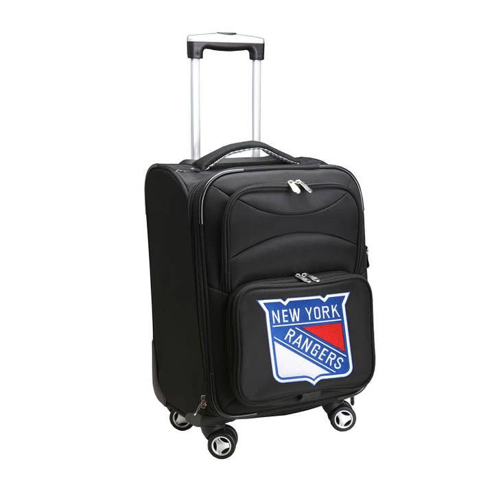 NHL New York Rangers 21" Carry-On Spinner Soft side for wholesale by Mojo Licensing