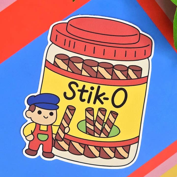 Stik-O Filippinskt Barndom Vinylklistermärke - Kawaii, Handgjord för wholesale av Cuddle & Doodle
