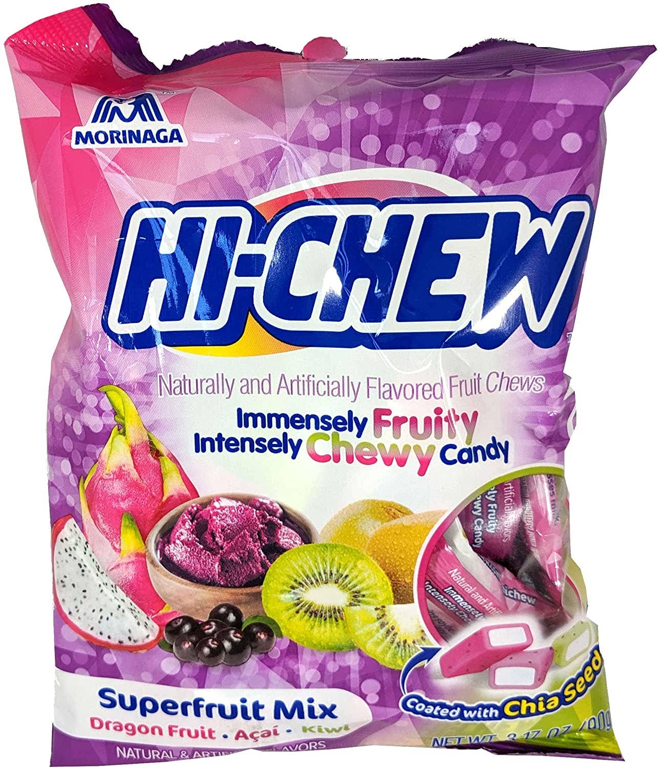 Shop The King - Wholesale Gummy - Hi Chew Superfruit Peg Bag 3.17 oz Single Bag