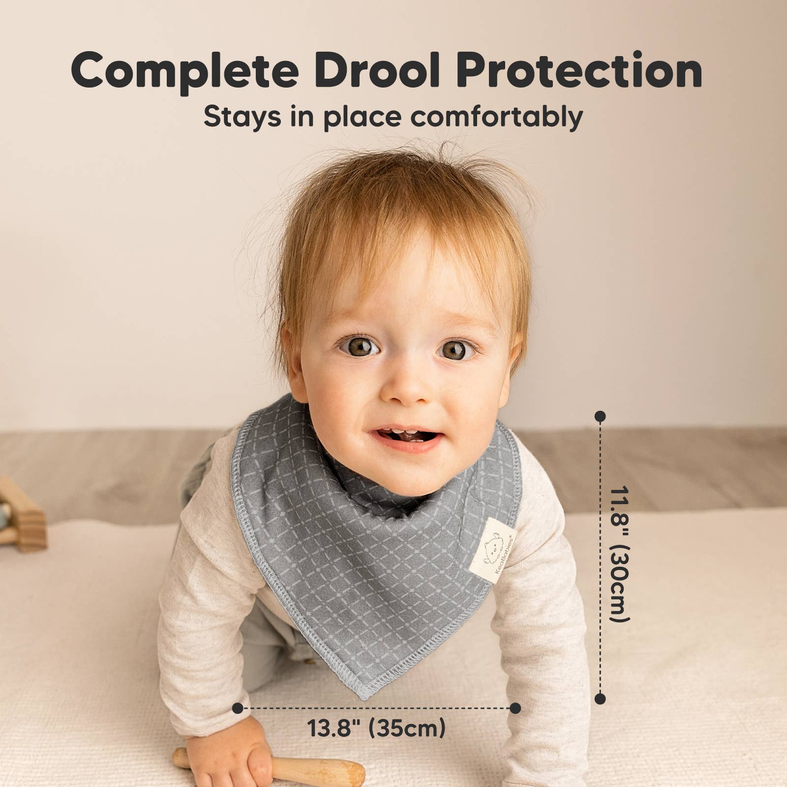 Nordic 8-pack Baby Bandana Bibs for Boys and Girls for wholesale on Faire6