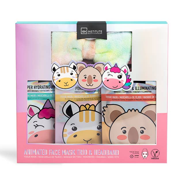 Aquarius Cosmetic SLU - Wholesale Skincare Face Mask - Idc Institute Cute Animals Ultimate Pack0