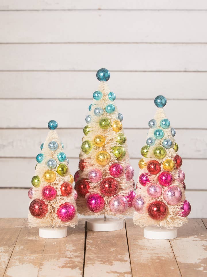 Bright Hues Polka Dot Trees S3 for wholesale by Bethany Lowe Designs