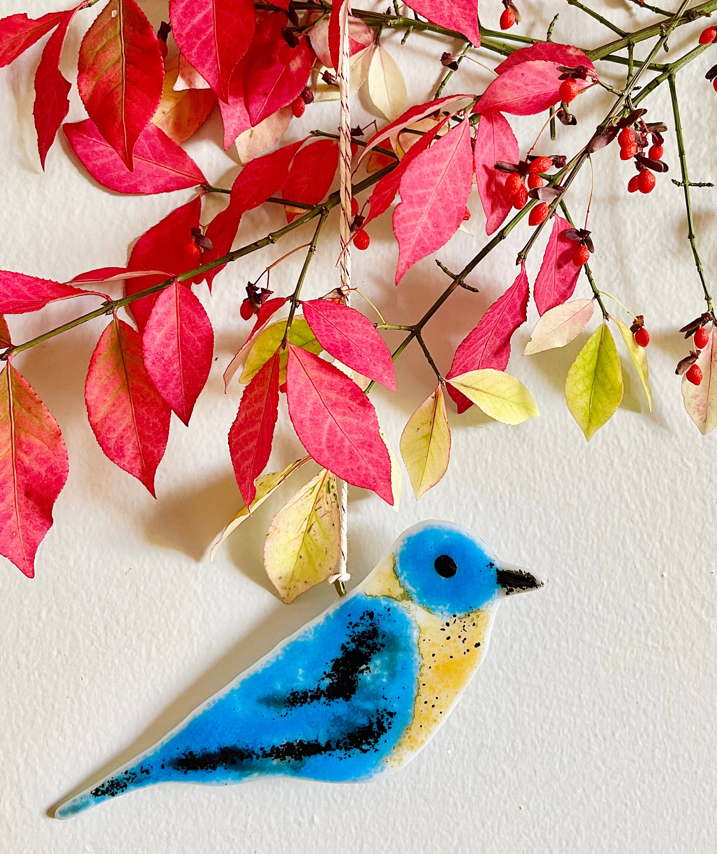 Atelier Glass Studio - Wholesale Ornament - Bluebird - Bird Ornament / Suncatcher0