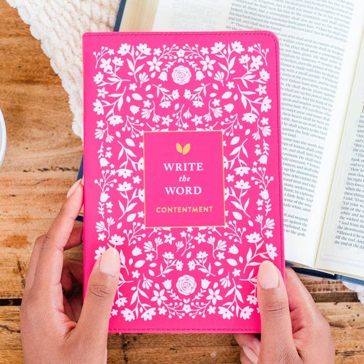 Write The Word® Journal | Cultivate Contentment (Linen) for wholesale by Cultivate What Matters