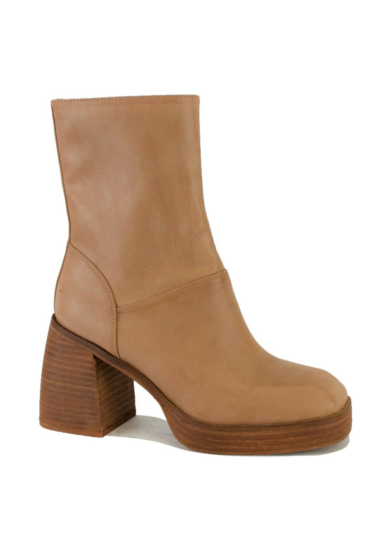 BEAST FASHION - Wholesale Booties - Women's - FOSTER-03 Block Heel Ankle Boots7