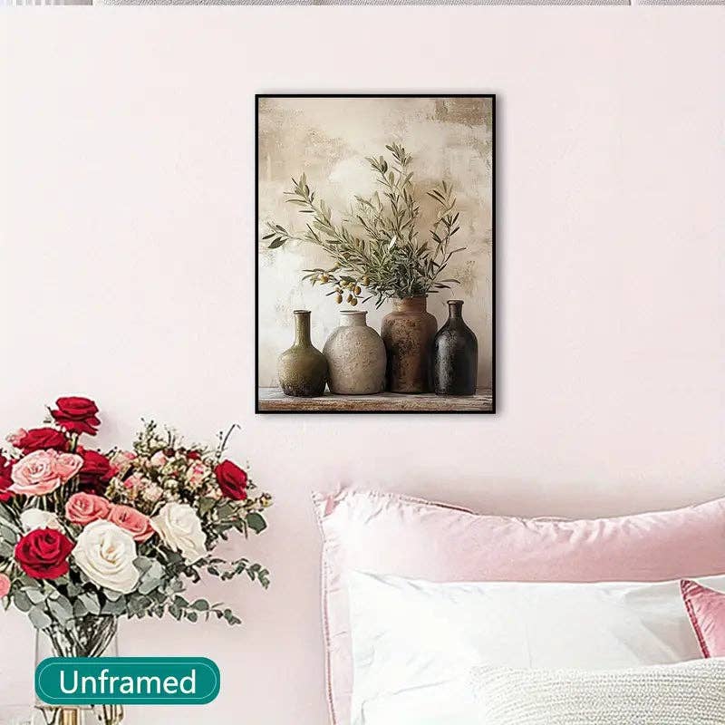 Huis Van Merken - Wholesale Art Print - Tree in Decorative Vase – Frameless Canvas Art for Modern Home Décor2